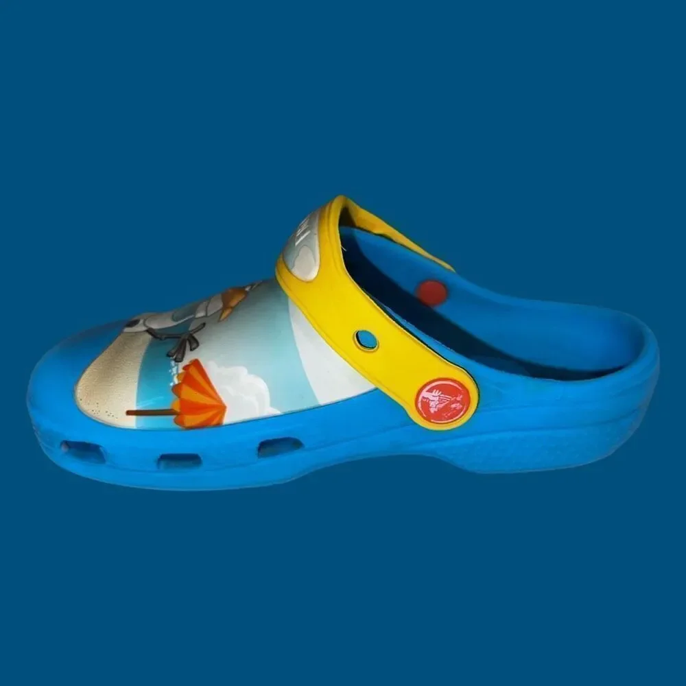 Toddler CROCS Disney Frozen Olaf Clog Electric Blue Size 12 13